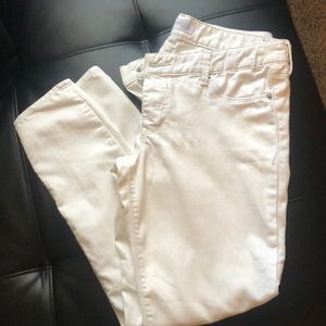 Express white jean leggings